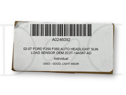02-07 Ford F250 F350 Auto Headlight Sun Load Sensor OEM 2C3T-14A597-Ad