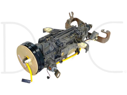 02-04 Ford F250 F350 Tilt Steering Column Auto W/ Key & Clockspring OE