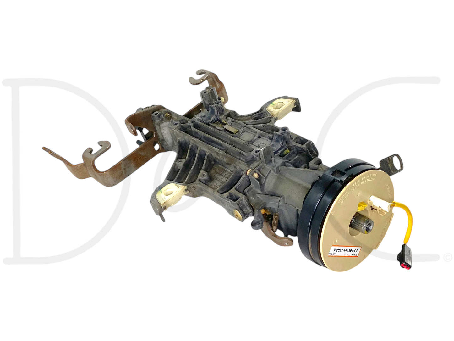 02-04 Ford F250 F350 Tilt Steering Column Auto W/ Key & Clockspring OE