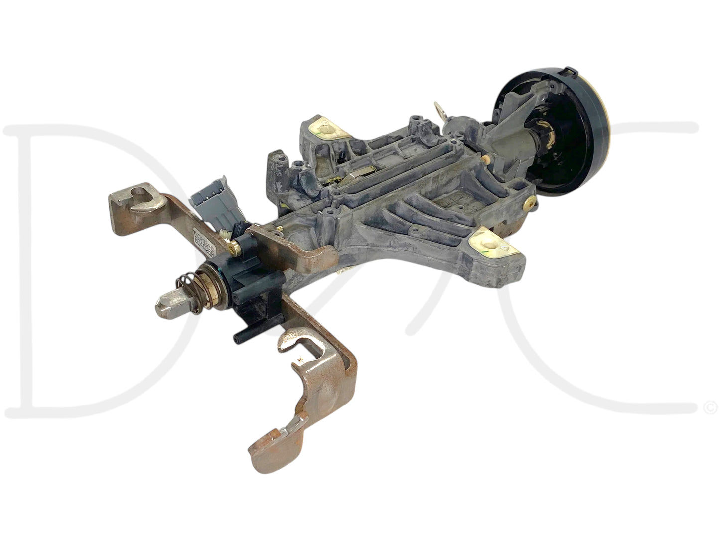 02-04 Ford F250 F350 Tilt Steering Column Auto W/ Key & Clockspring OE