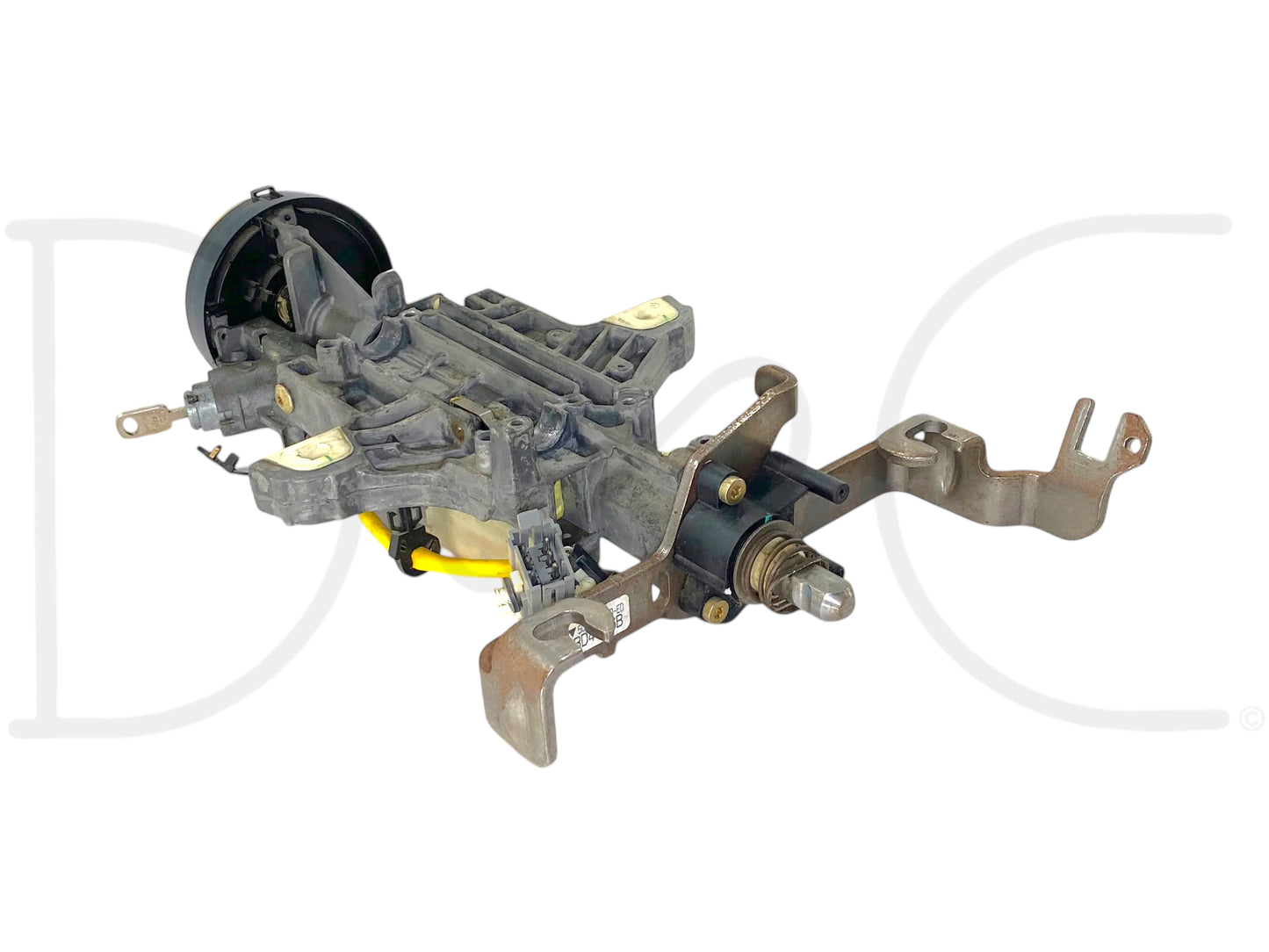 02-04 Ford F250 F350 Tilt Steering Column Auto W/ Key & Clockspring OE