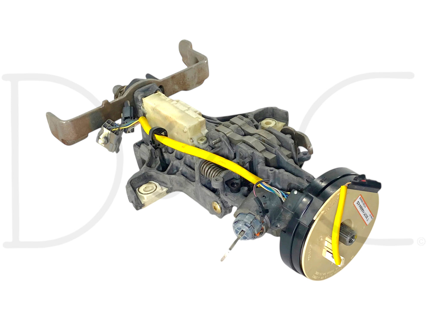 02-04 Ford F250 F350 Tilt Steering Column Auto W/ Key & Clockspring OE