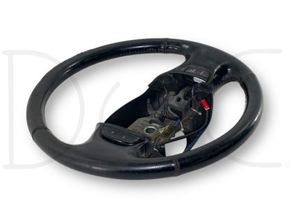 05-07 Ford F250 F350 Steering Wheel W/ Cruise Control Black Leather OEM *Blem*