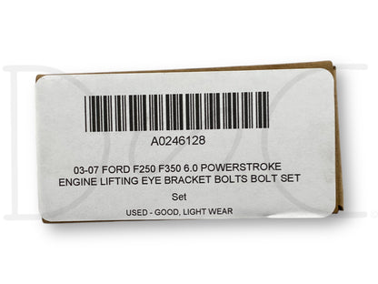 03-07 Ford F250 F350 6.0 Powerstroke Engine Lifting Eye Bracket Bolts Bolt Set