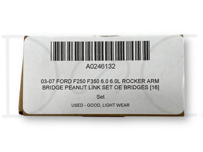 03-07 Ford F250 F350 6.0 6.0L Rocker Arm Bridge Peanut Link Set OE Bridges [16]