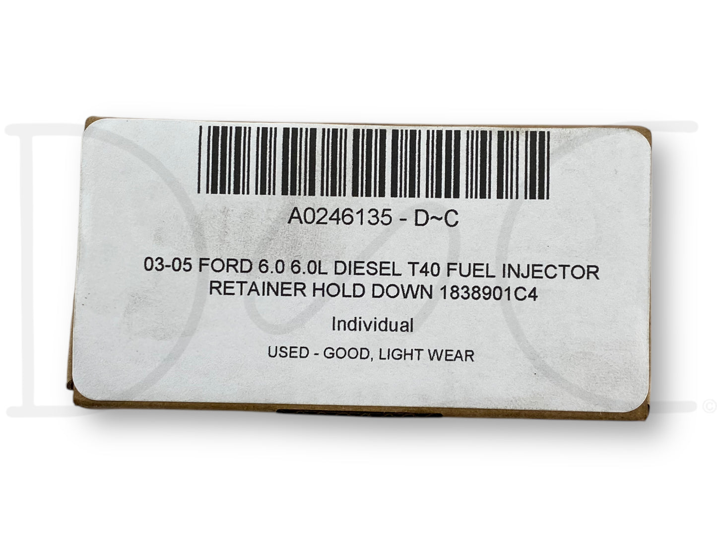 03-05 Ford 6.0 6.0L Diesel T40 Fuel Injector Retainer Hold Down 1838901C4