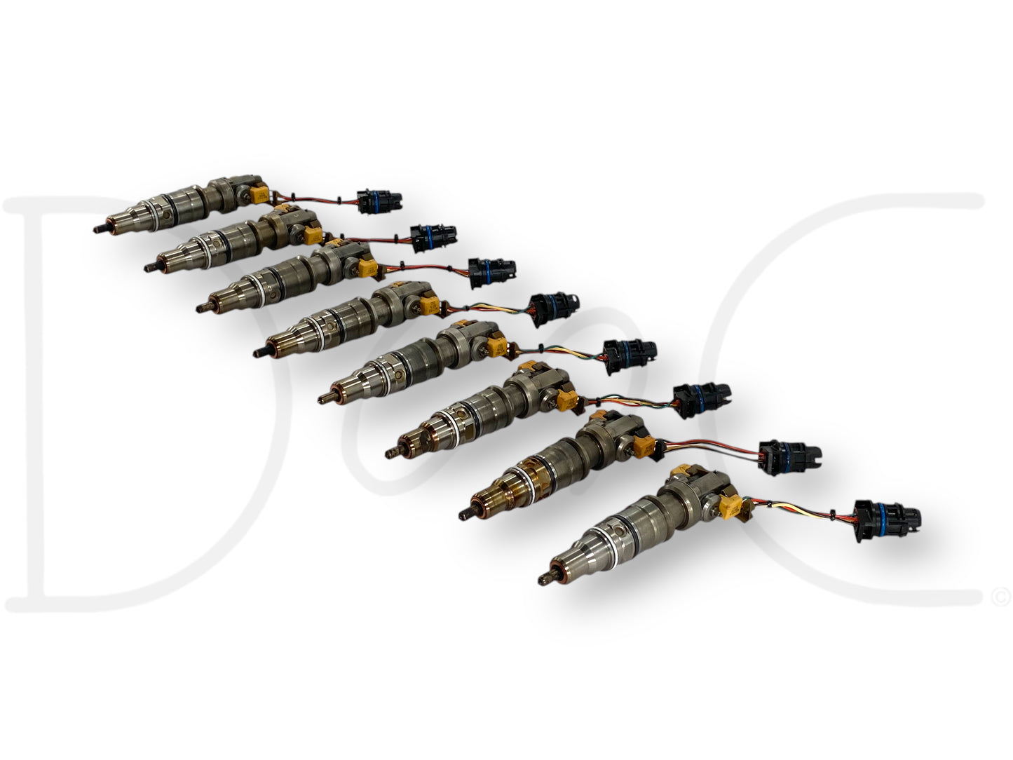 03-07 Ford F250 F350 6.0 6.0L Diesel Fuel Injector Set (8) Injectors *Cores*
