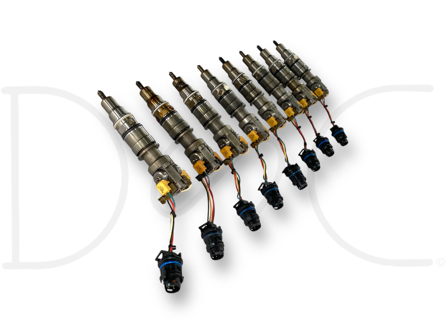 03-07 Ford F250 F350 6.0 6.0L Diesel Fuel Injector Set (8) Injectors *Cores*