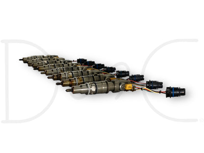 03-07 Ford F250 F350 6.0 6.0L Diesel Fuel Injector Set (8) Injectors *Cores*