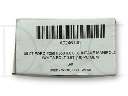 05-07 Ford F250 F350 6.0 6.0L Intake Manifold Bolts Bolt Set [19] Pc OEM
