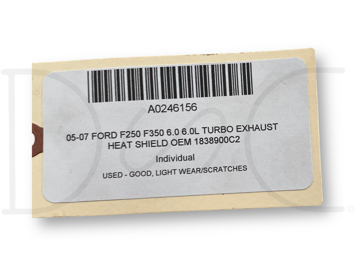 05-07 Ford F250 F350 6.0 6.0L Turbo Exhaust Heat Shield OEM 1838900C2