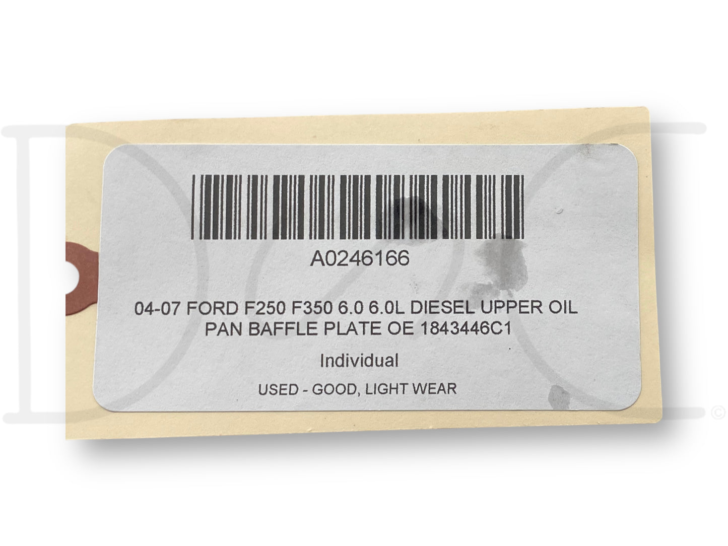 04-07 Ford F250 F350 6.0 6.0L Diesel Upper Oil Pan Baffle Plate OE 1843446C1