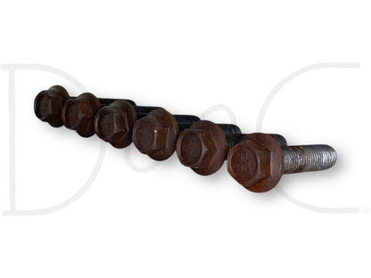 99-10 Ford F250 F350 4X4 Transfer Case To Transmission Bolts OE Bolt Set [6]