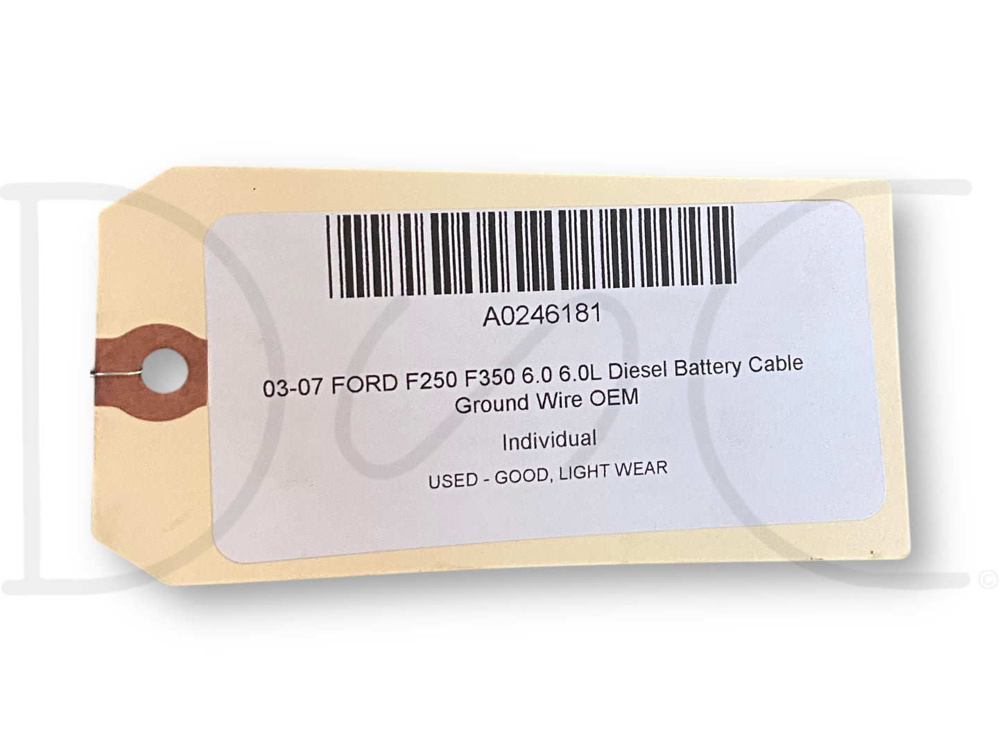 03-07 Ford F250 F350 6.0 6.0L Diesel Battery Cable Ground Wire OEM