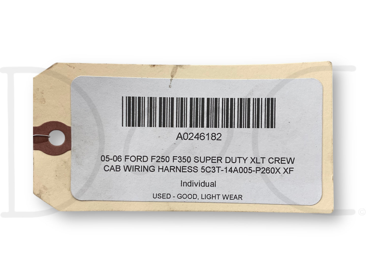 05-06 Ford F250 F350 Super Duty XLT Crew Cab Wiring Harness 5C3T-14A005-P260X Xf
