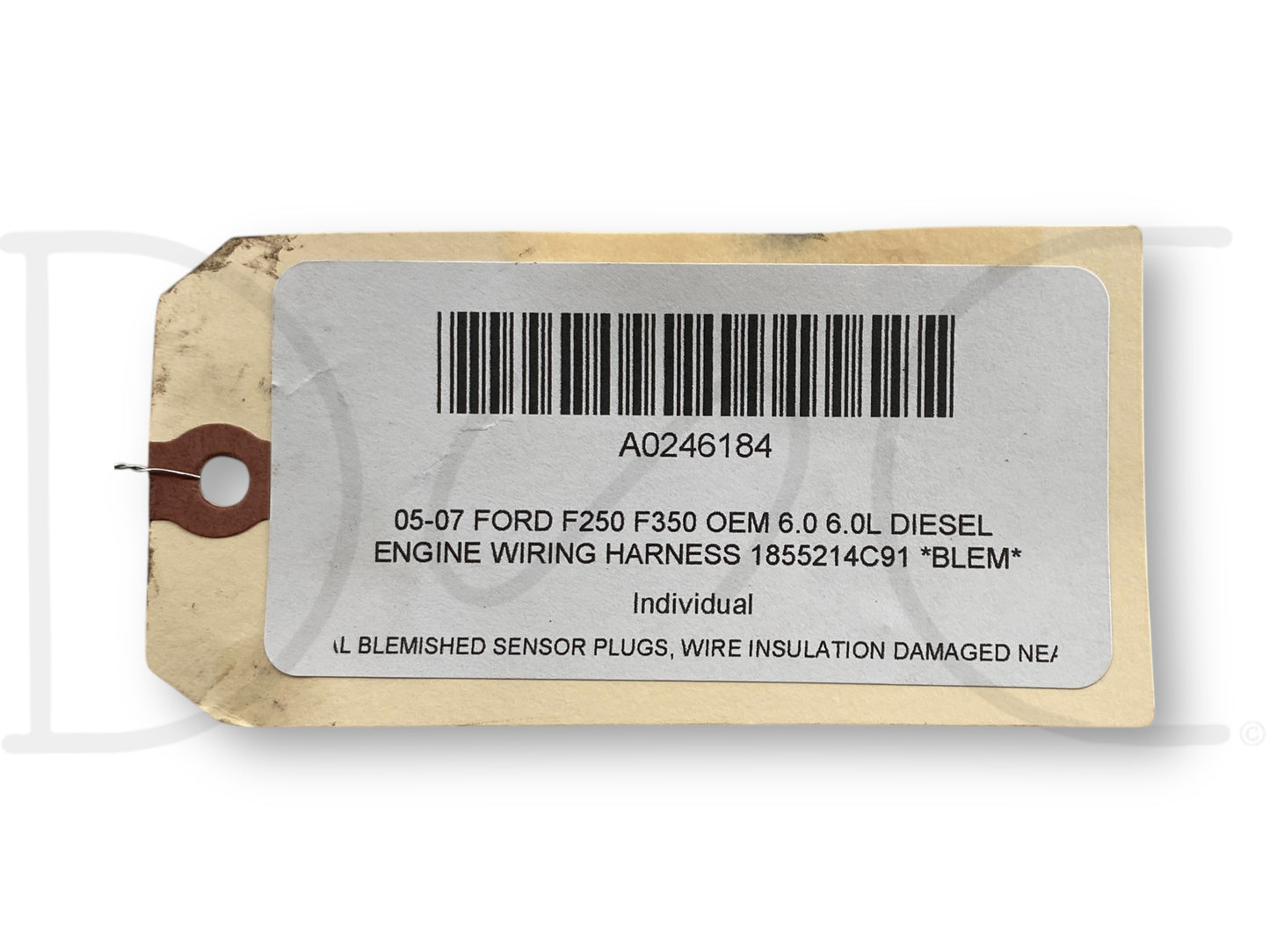 05-07 Ford F250 F350 OEM 6.0 6.0L Diesel Engine Wiring Harness 1855214C91 *Blem*