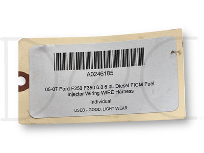05-07 Ford F250 F350 6.0 6.0L Diesel FICM Fuel Injector Wiring Wire Harness