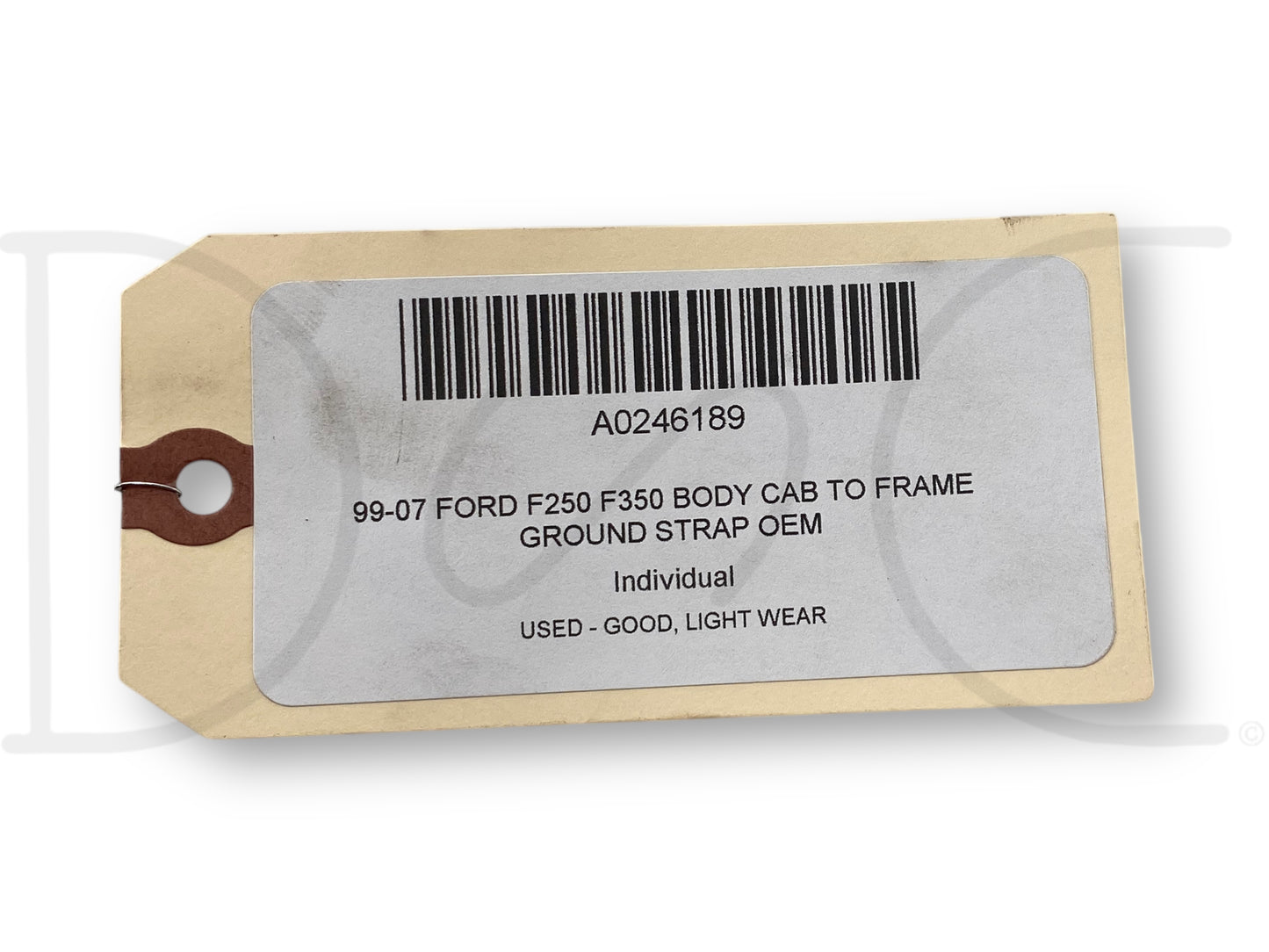 99-07 Ford F250 F350 Body Cab To Frame Ground Strap OEM