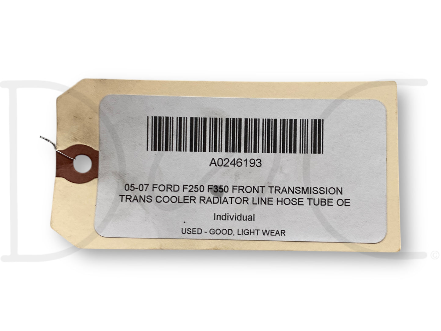 05-07 Ford F250 F350 Front Transmission Trans Cooler Radiator Line Hose Tube OE
