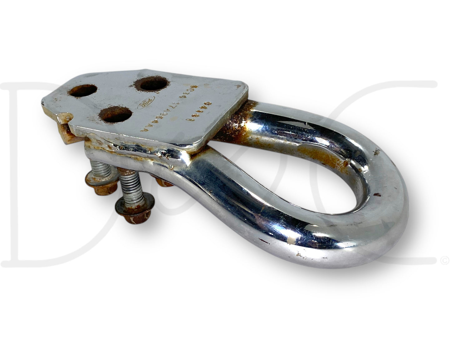 99-07 Ford F250 F350 Tow Hook Recovery Loop Chrome W/ Bolts 5C34-17A954-Aa
