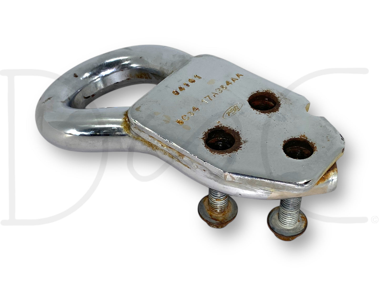 99-07 Ford F250 F350 Tow Hook Recovery Loop Chrome W/ Bolts 5C34-17A954-Aa
