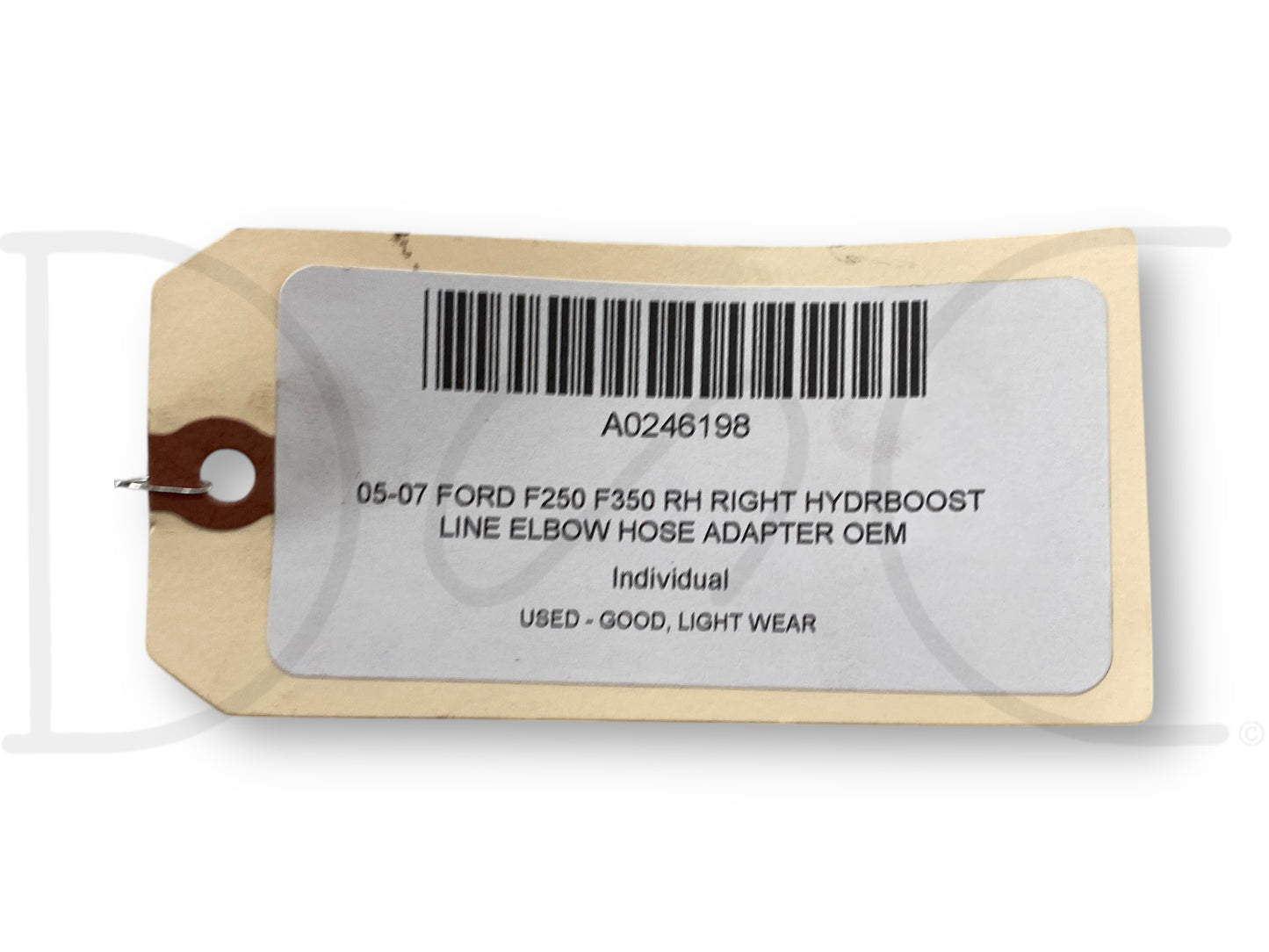 05-07 Ford F250 F350 RH Right Hydrboost Line Elbow Hose Adapter OEM
