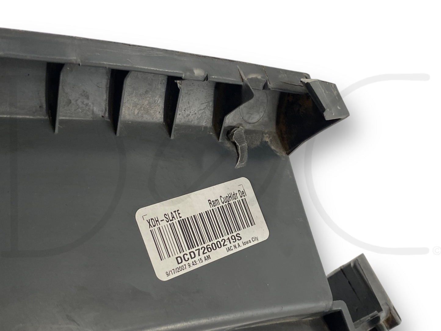 06-09 Ram 2500 3500 Center Lower Dash Panel Cupholder Delete Slate Gray