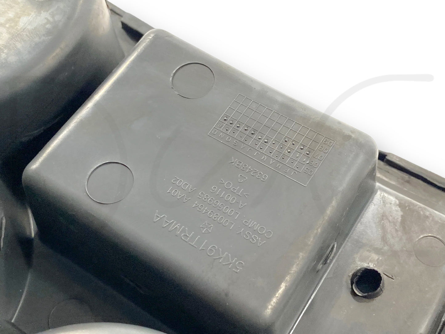 06-09 Dodge Ram 2500 3500 Manual Trans Floor Shift Cupholder Trim Bezel Gray