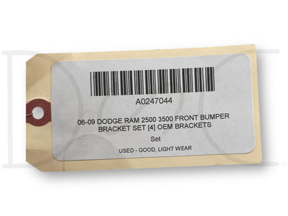 06-09 Dodge Ram 2500 3500 Front Bumper Bracket Set [4] OEM Brackets