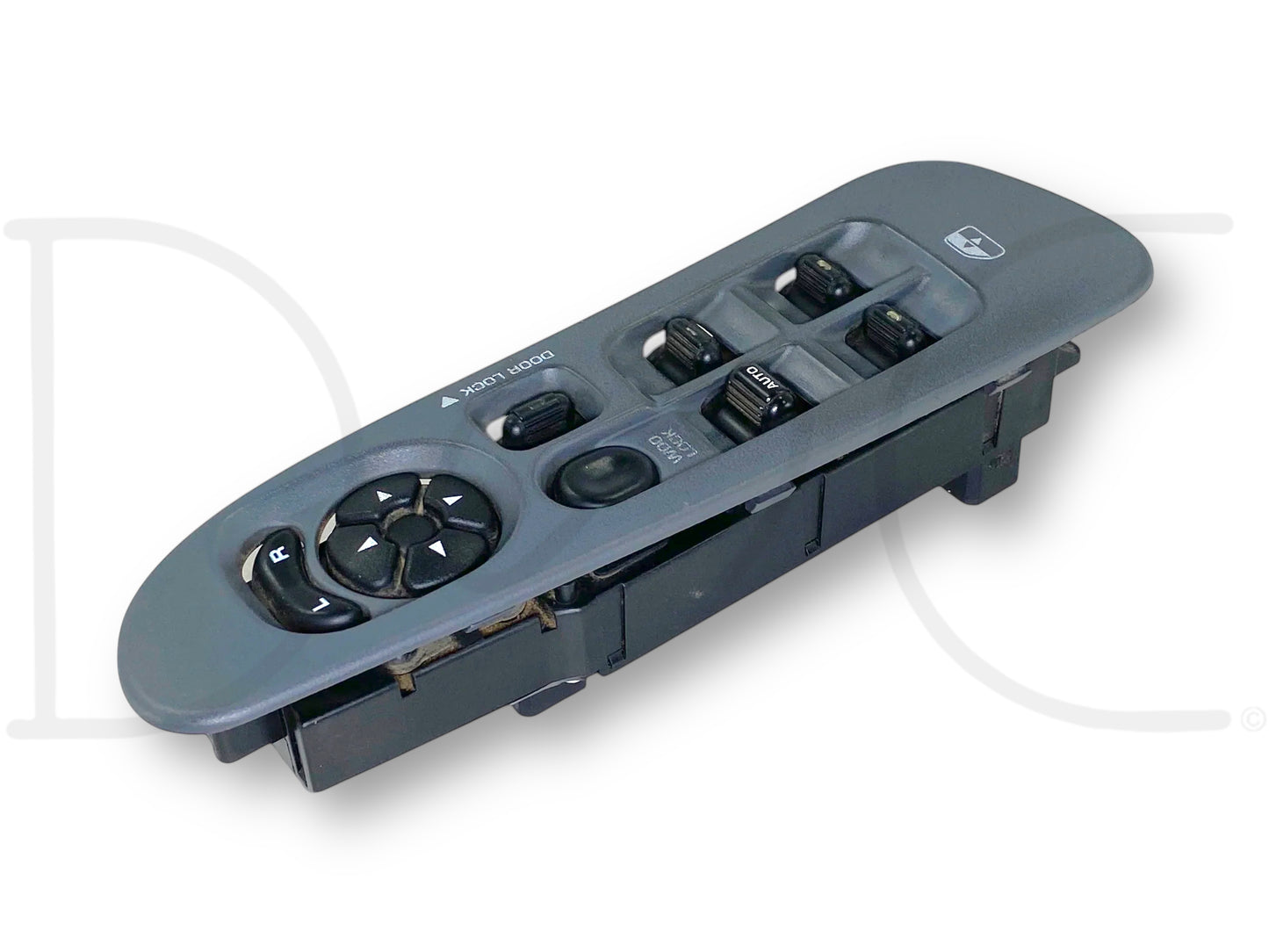 03-08 Dodge Ram LH Left Driver Front Power Window Lock Switch Panel Gray *Blem*