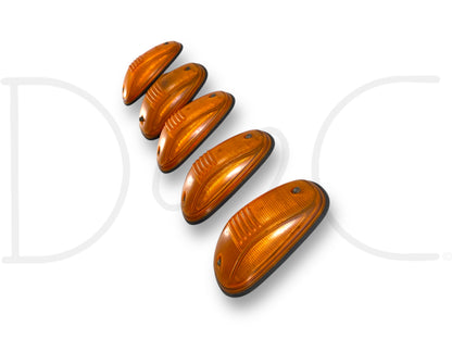 03-09 Dodge Ram 2500 3500 Cab Clearance Marker Light Lens Set OEM Roof Lights