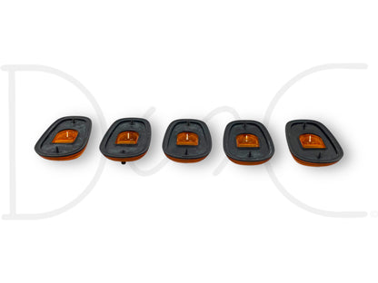 03-09 Dodge Ram 2500 3500 Cab Clearance Marker Light Lens Set OEM Roof Lights