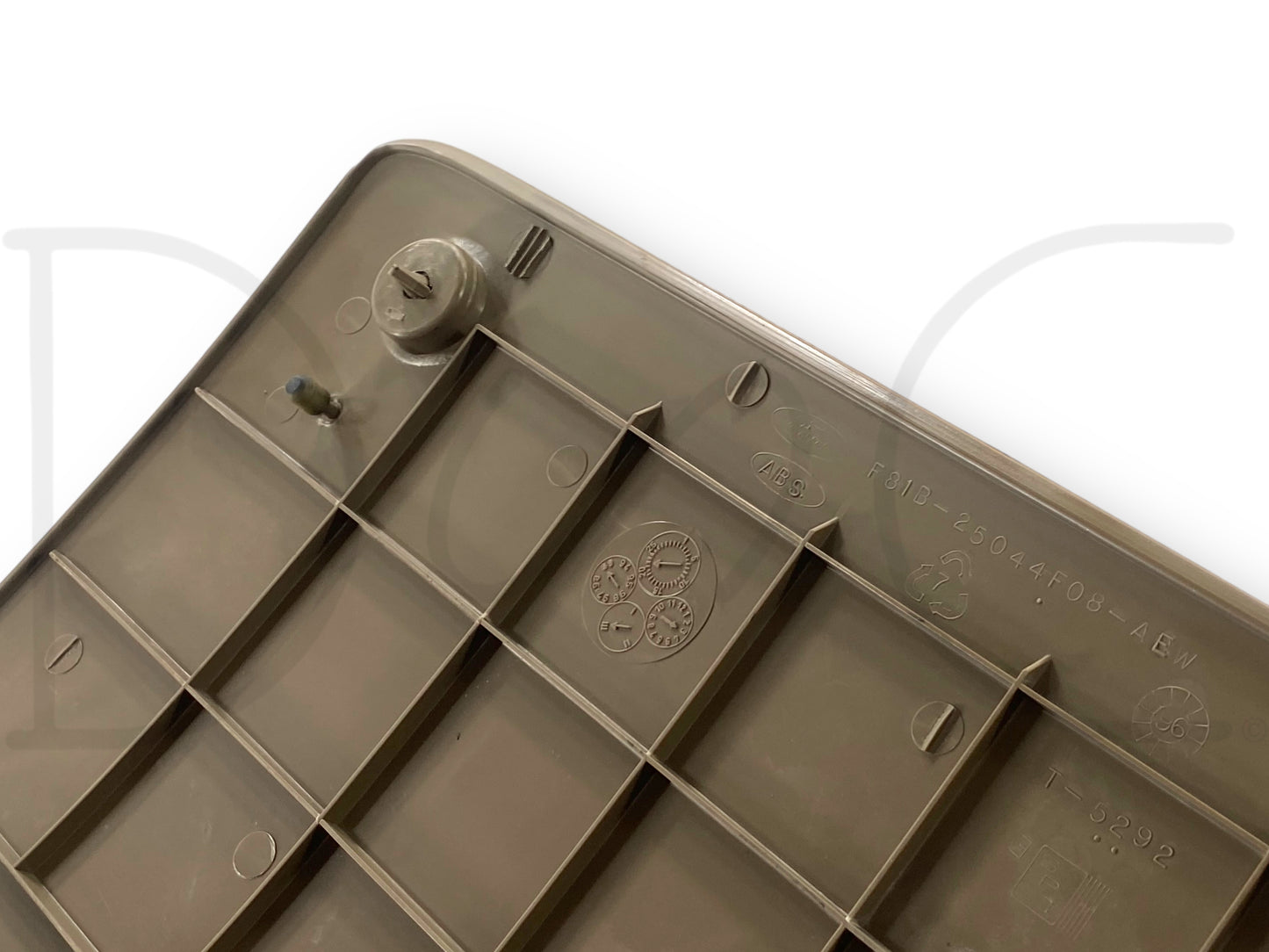 99-04 Ford F250 F350 Lower Dash Fuse Panel Cover Trim Tan OE *Blem*