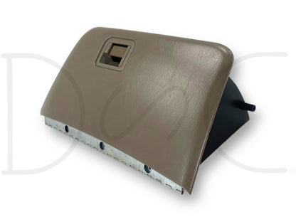 99-02 Ford F250 F350 Dash Glove Box Storage Bin Compartment Tan OE