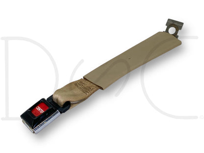 99-00 Ford F250 F350 Front Center Seat Belt Seatbelt Latch Buckle Tan OEM