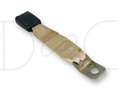 99-02 Ford F250 F350 Rear Back Seat Seatbelt Latch Buckle Tan OE
