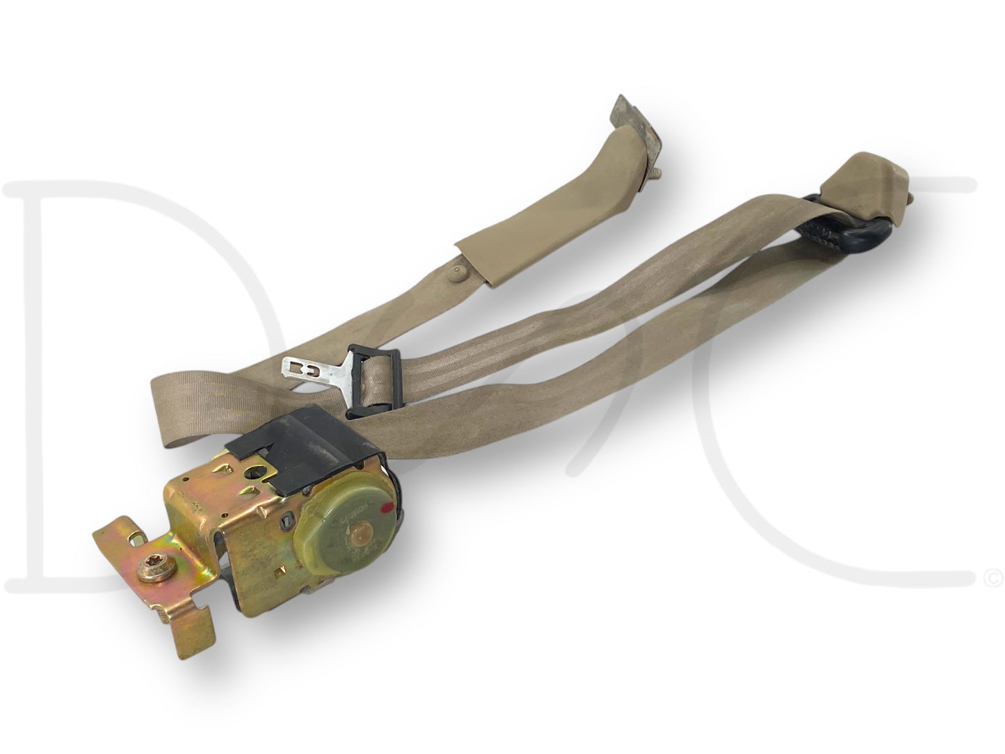 99-04 Ford F250 F350 RH Right Passenger Rear Seat Belt Seatbelt Tan OE