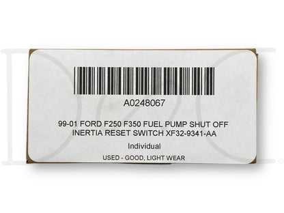 99-01 Ford F250 F350 Fuel Pump Shut Off Inertia Reset Switch Xf32-9341-Aa
