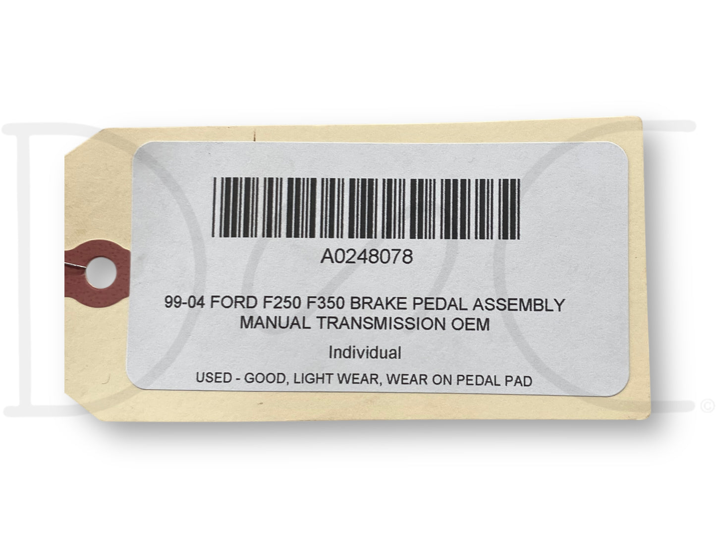 99-04 Ford F250 F350 Brake Pedal Assembly Manual Transmission OEM