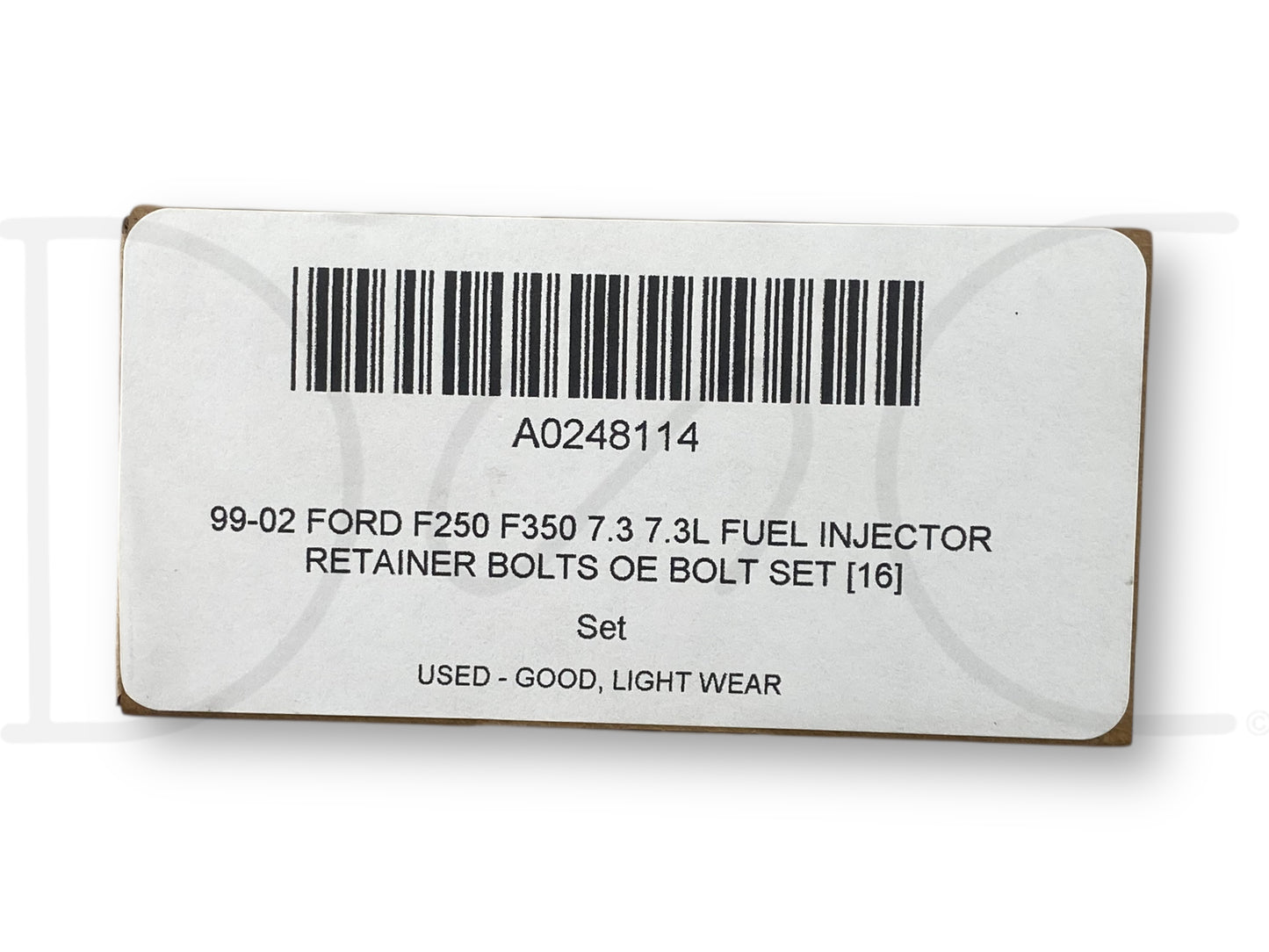 99-02 Ford F250 F350 7.3 7.3L Fuel Injector Retainer Bolts OE Bolt Set [16]