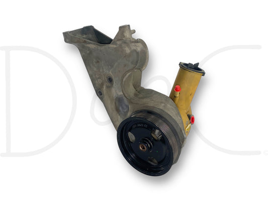 99-02 Ford F250 F350 7.3L Power Steering Pump Alternator Bracket Pulley Assembly