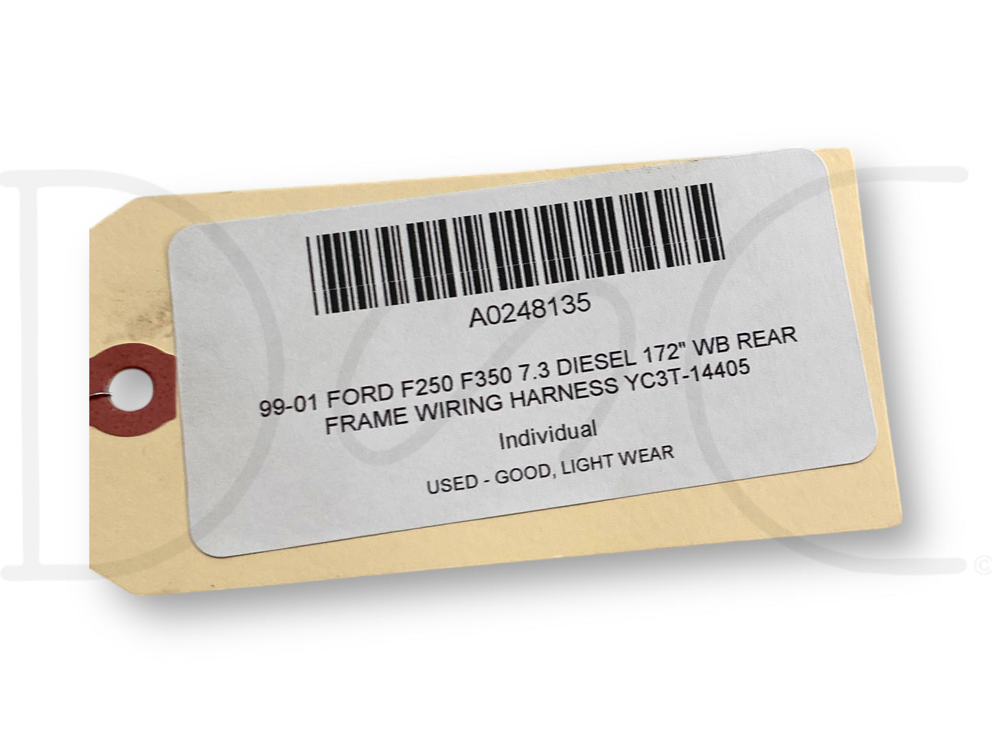 99-01 Ford F250 F350 7.3 Diesel 172" WB Rear Frame Wiring Harness YC3T-14405