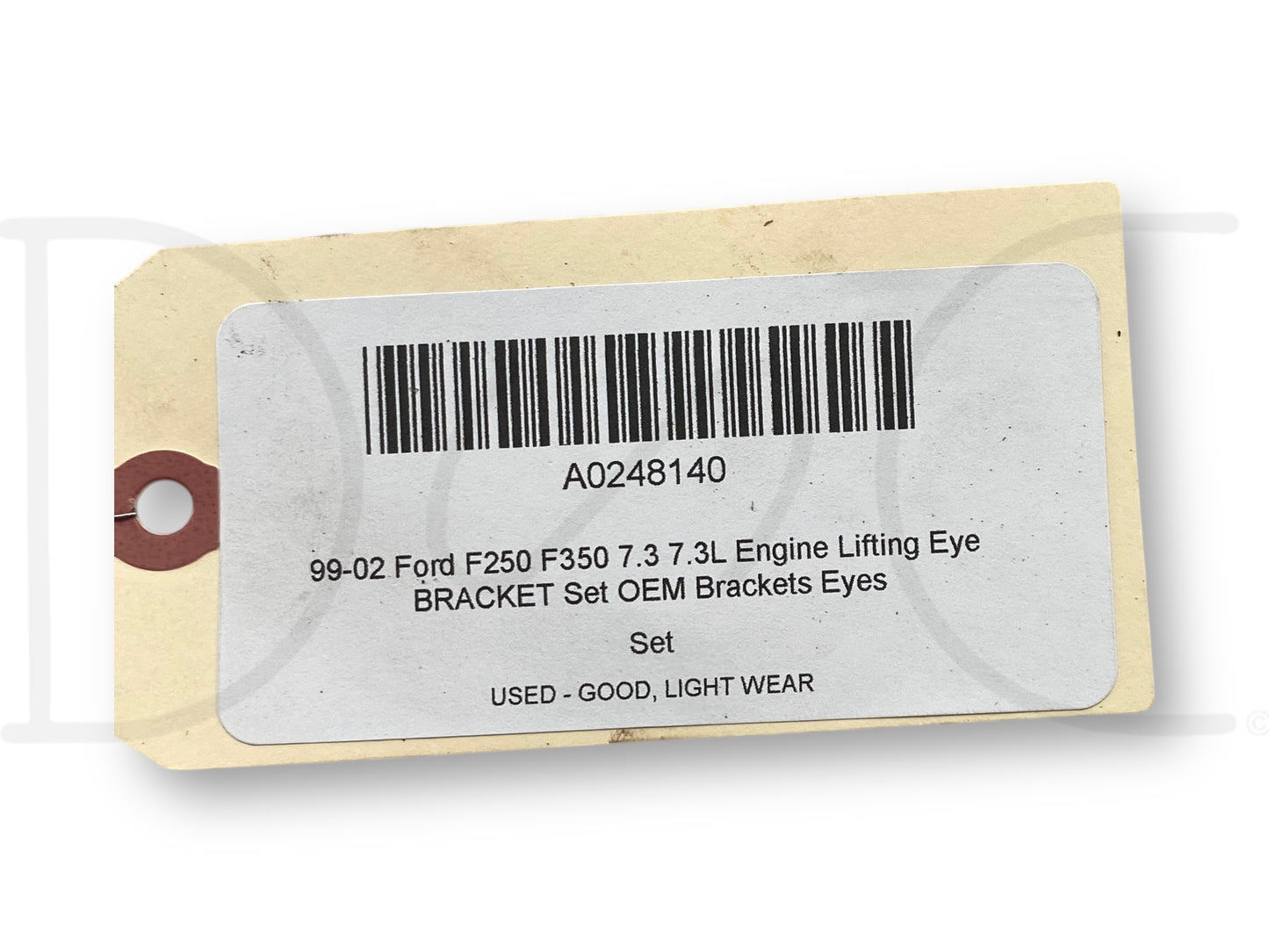 99-02 Ford F250 F350 7.3 7.3L Engine Lifting Eye Bracket Set OEM Brackets Eyes