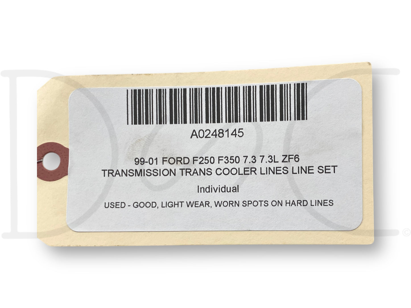 99-01 Ford F250 F350 7.3 7.3L ZF6 Transmission Trans Cooler Lines Line Set