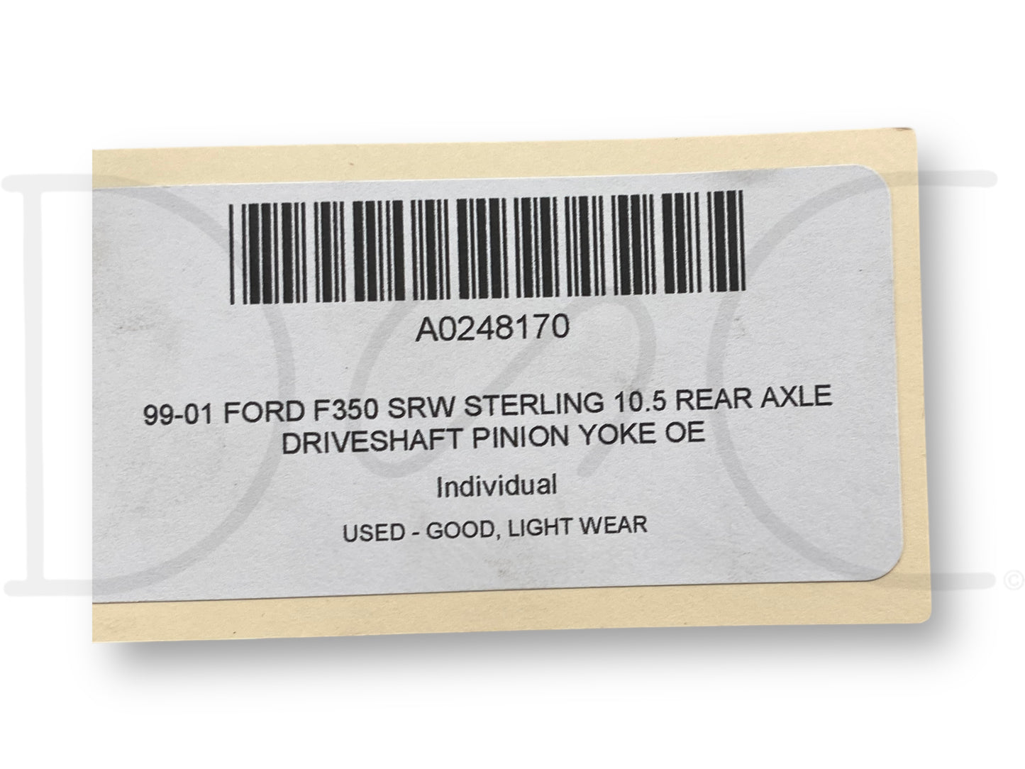 99-01 Ford F350 SRW Sterling 10.5 Rear Axle Driveshaft Pinion Yoke OE