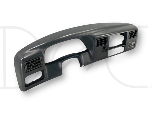 99-04 Ford F250 F350 Super Duty Dash Bezel Radio Cluster Trim Panel Gray *Blem*