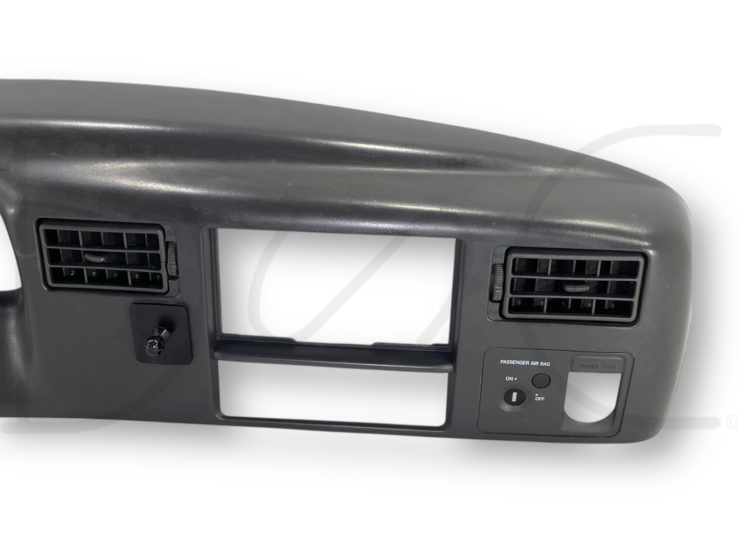 99-04 Ford F250 F350 Super Duty Dash Bezel Radio Cluster Trim Panel Gray *Blem*