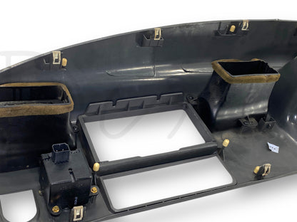 99-04 Ford F250 F350 Super Duty Dash Bezel Radio Cluster Trim Panel Gray *Blem*