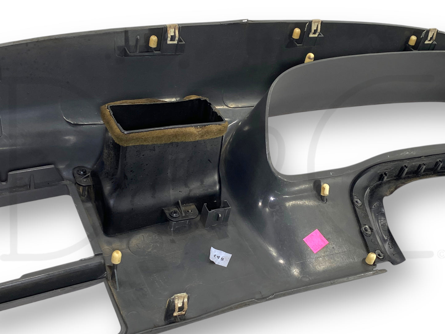 99-04 Ford F250 F350 Super Duty Dash Bezel Radio Cluster Trim Panel Gray *Blem*