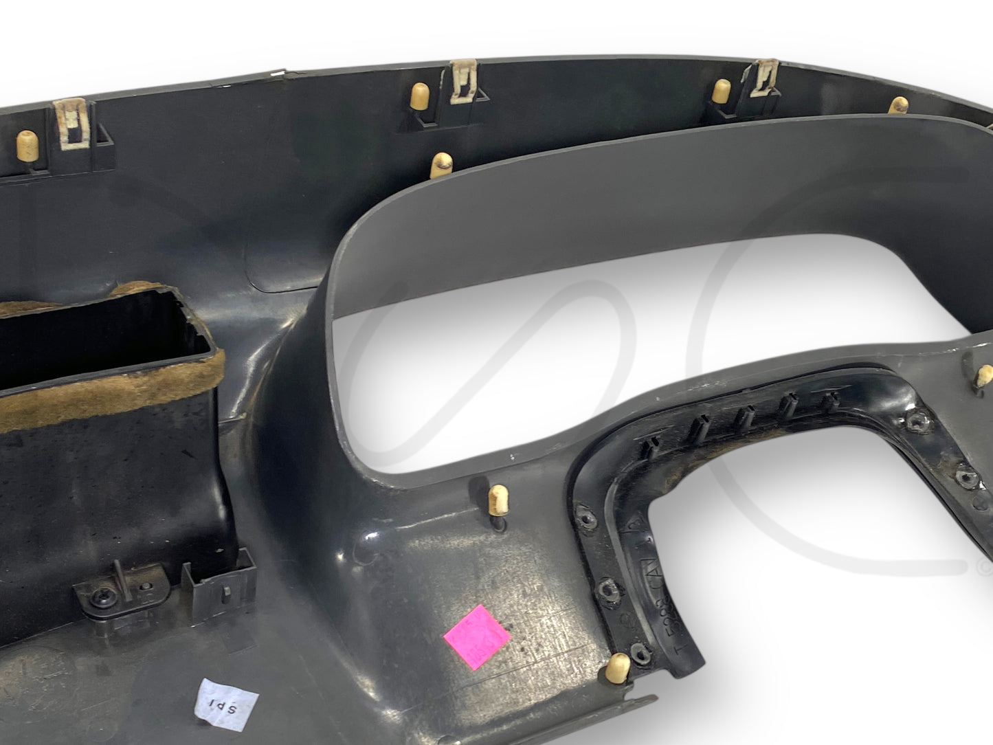 99-04 Ford F250 F350 Super Duty Dash Bezel Radio Cluster Trim Panel Gray *Blem*